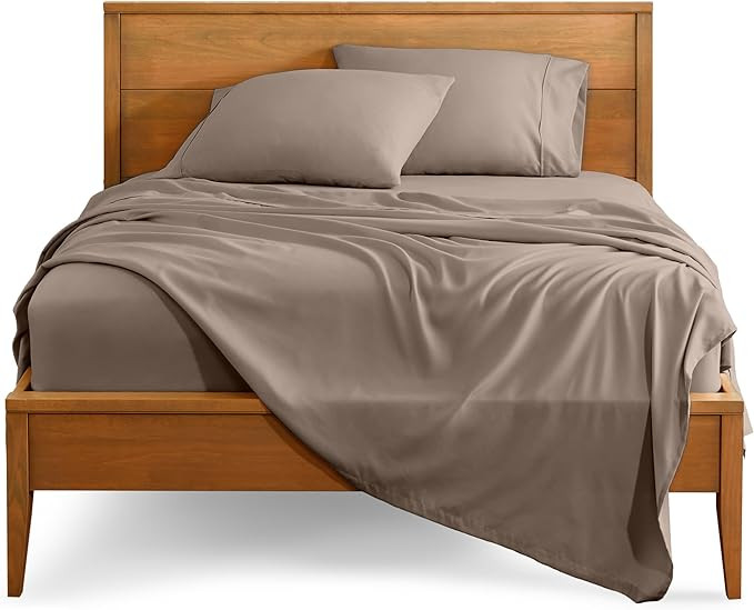 Bare Home California King Sheet Set - 1800 Ultra-Soft Microfiber Cal King Bed Sheets - Double Bru... | Amazon (US)
