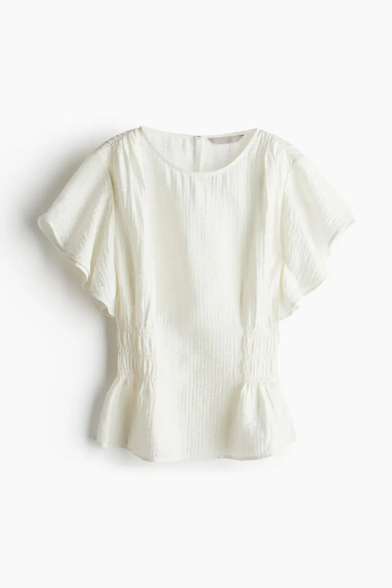 Textured-weave Blouse | H&M (US + CA)