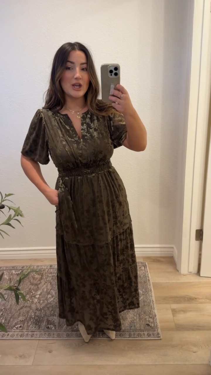 Holiday dress that is perfect if you’re petite! I’m only 5’0”!! 

Dress code: mimipluswill15 
Dress size: small 
Necklace code: MimiHoliday

#LTKWatchNow #LTKFindsUnder100 #LTKHoliday