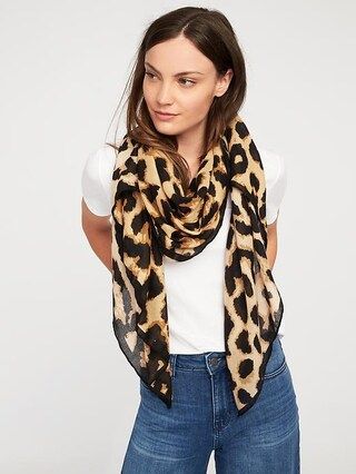 Lightweight Printed Scarf for Women | Old Navy US