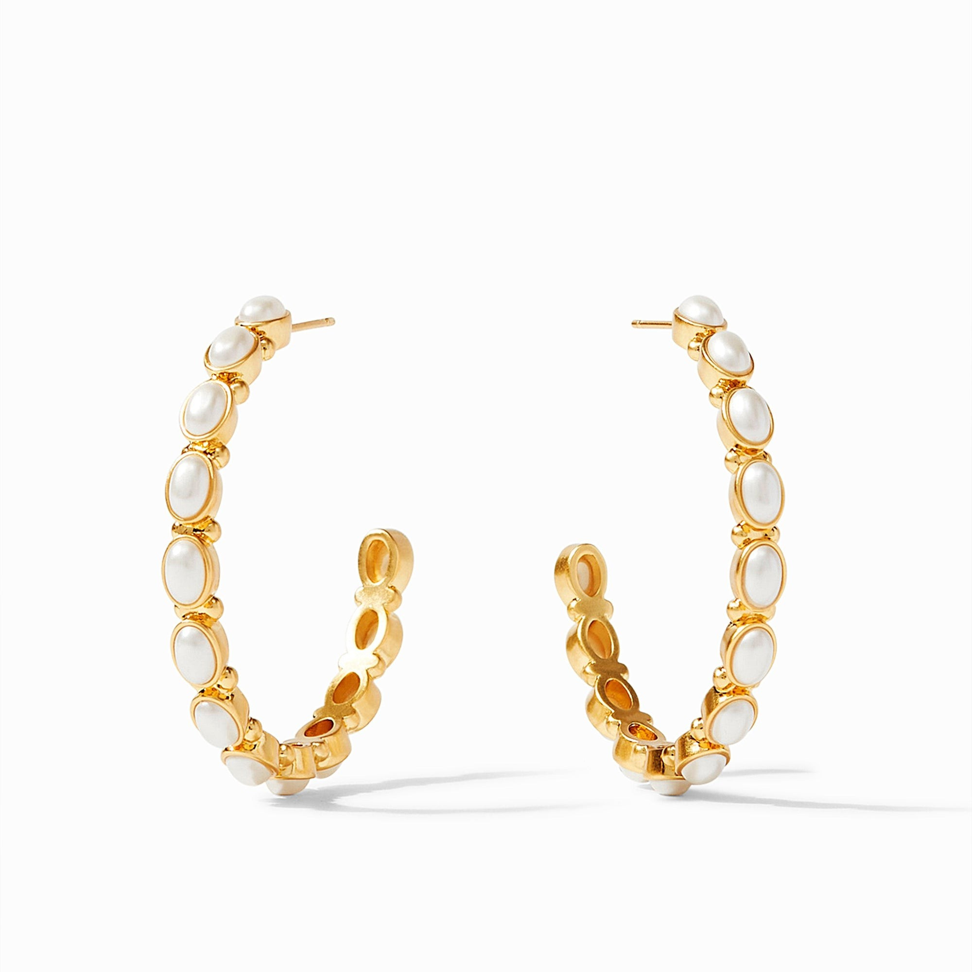Mykonos Pearl Hoop Earrings | Julie Vos | Julie Vos