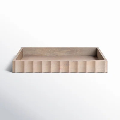 Cardella Fluted Rectangle Serving Tray | Wayfair North America