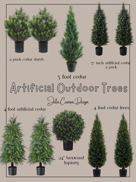 Pretty artificial trees for the home!


Outdoor artificial Christmas trees, all from Amazon, 3 foot Christmas tree, Cedar, Christmas tree, artificial boxwood, artificial Christmas tree, set of artificial outdoor Christmas trees

#LTKHoliday #LTKhome #LTKSeasonal
