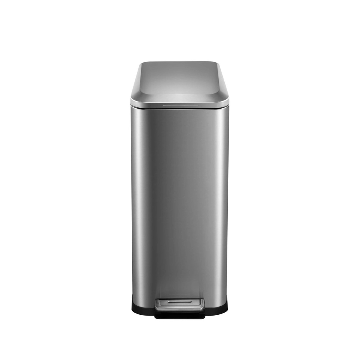 Slim Trash Can, Smudge Resistant Rectangular Garbage Can with Soft-Close Foot Pedal | Target