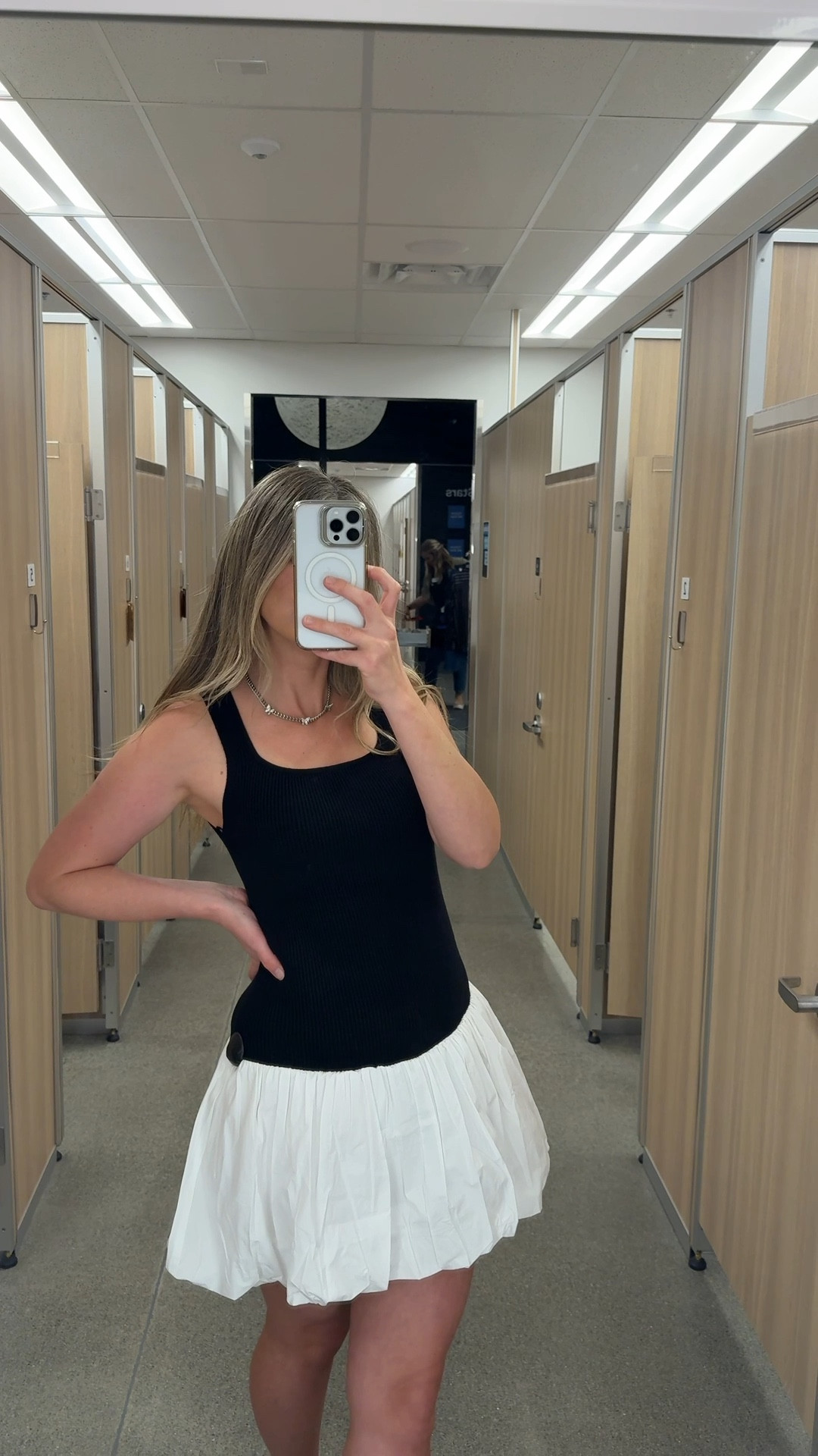 On major sale!! Love this stretchy drop-waist dress! The black and white combo is so chic! Perfect dressed up or styled down! I’m 5’8 size 6 wearing a small! Lots of stretchy in the black fabric so size down if between sizes! 

#LTKStyleTip #LTKParties #LTKFindsUnder50