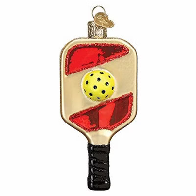 Old World Christmas Blown Glass Christmas Ornament, Pickleball Paddle | Target