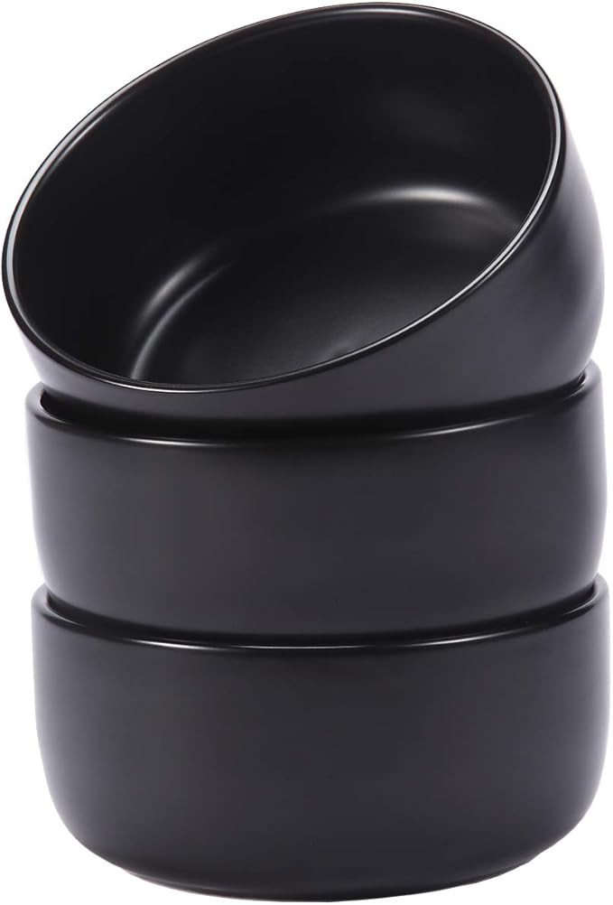 AQUIVER 27 Ounces Ceramic Bowl Set - Porcelain Matte Deep Cereal Bowls - for Soup, Noodle, Oatmea... | Amazon (US)