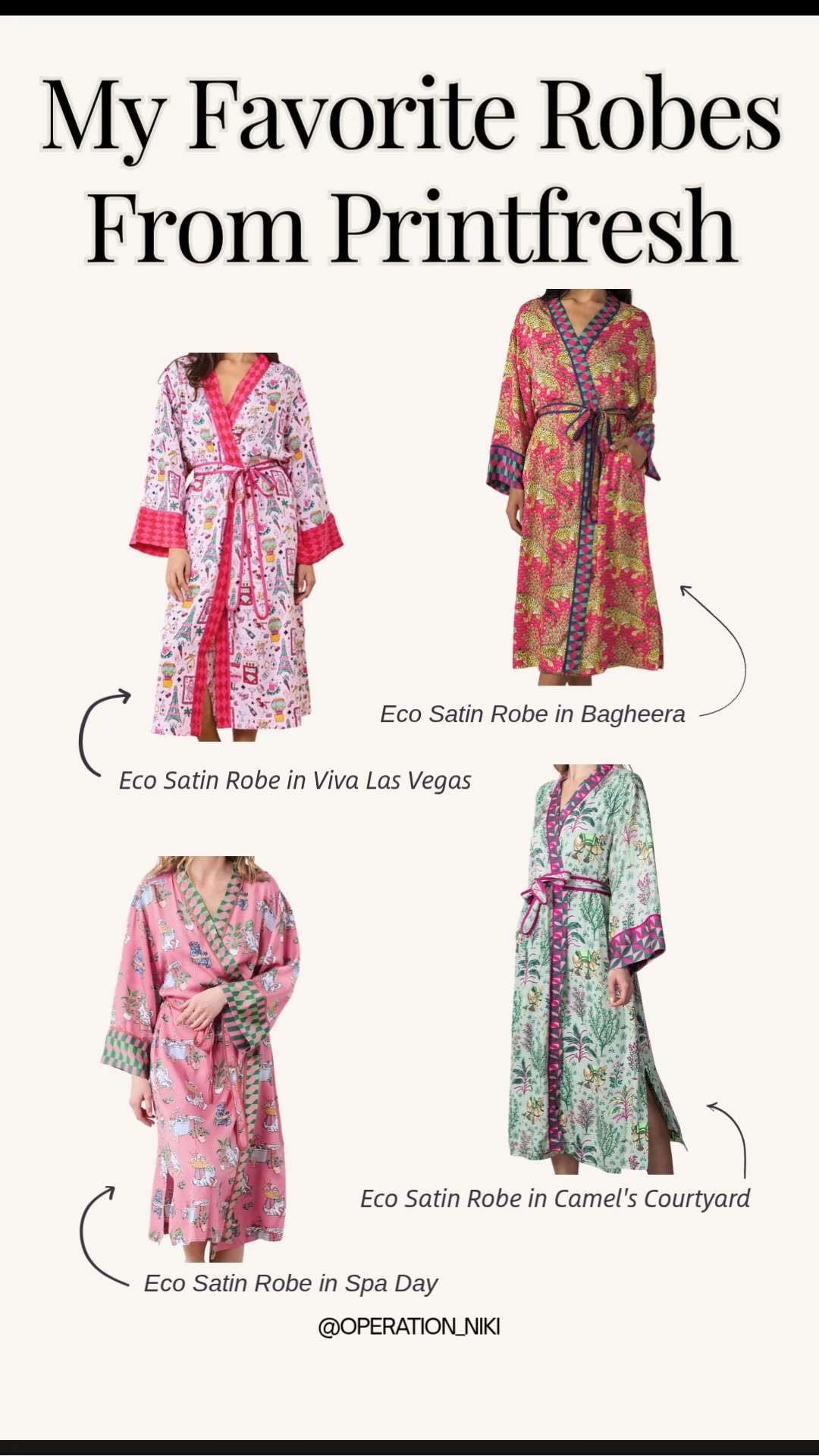 Elevate your lounge game with My Favorite Robes From Printfresh. ✨ Their vibrant patterns and high-quality satin make every morning feel like a luxury getaway.

These are my go-to for staying comfortable while keeping the routine stylish. It is the perfect way to add some personality and color to your daily self-care. 🌸☕

Follow for more @OPERATION_NIKI on IG, TikTok, & Facebook

#Printfresh #LoungeWear #MorningRoutine #SelfCare #ColorfulStyle #HomeRefresh #OperationNiki #RobeLife #DailyLuxury #StyleInspo #HomeOrganization #SelfCareDaily #SkincareRoutine #BeautyFavorites #MorningReset #WellnessJourney #PamperYourself 

 #LTKselfcare