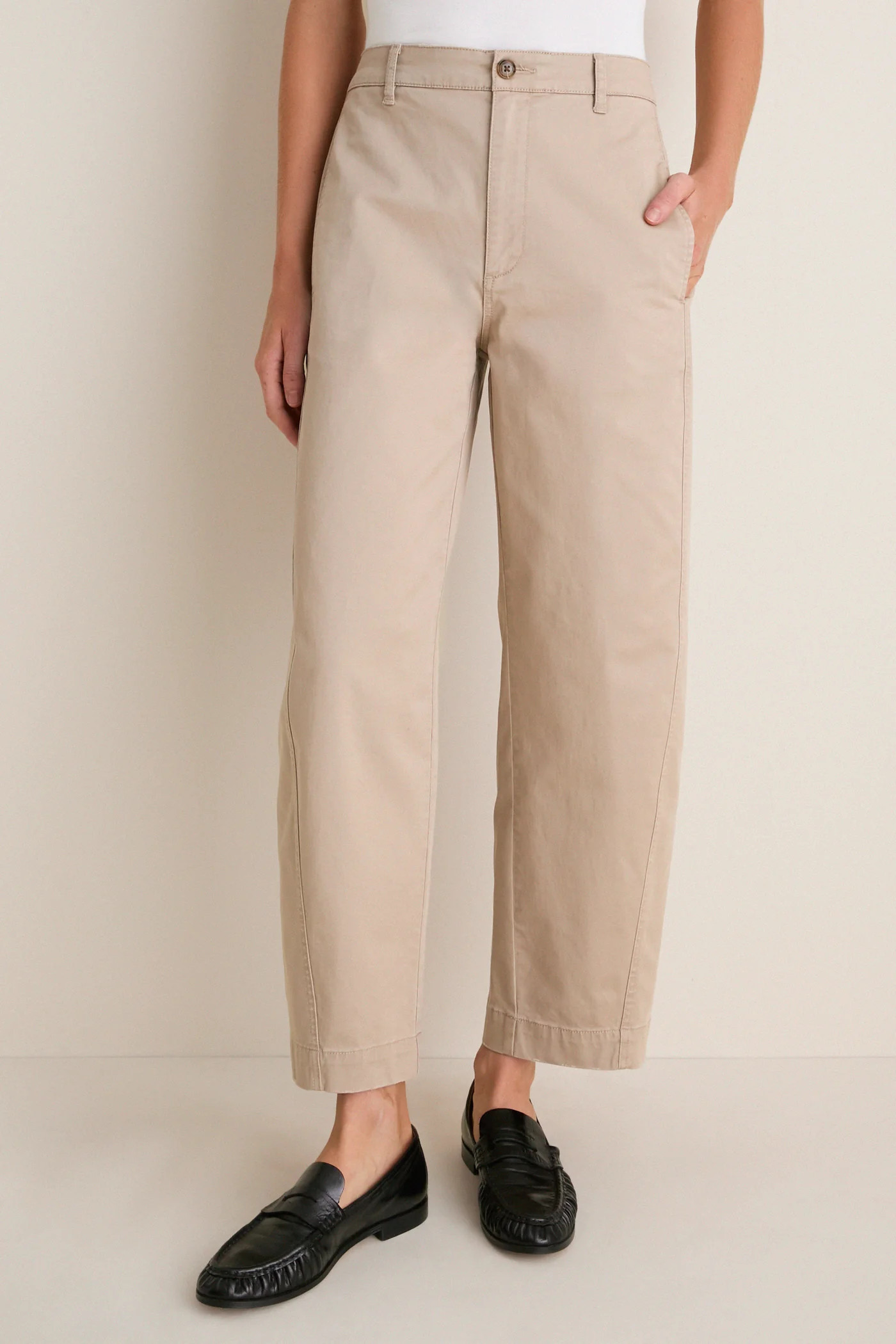 Limestone Chino Barrel Leg Chatham Pants | Tuckernuck (US)