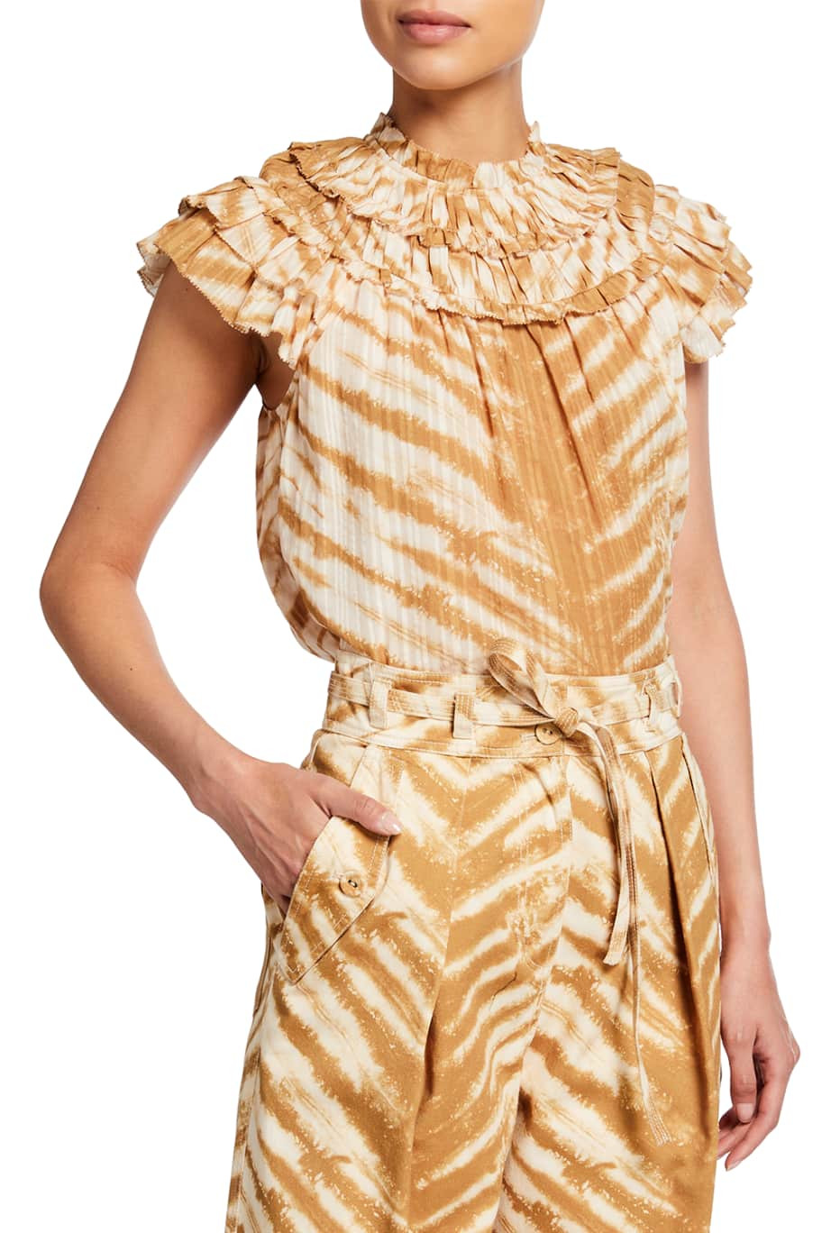 Ulla Johnson Laila Ruffle Top | Neiman Marcus