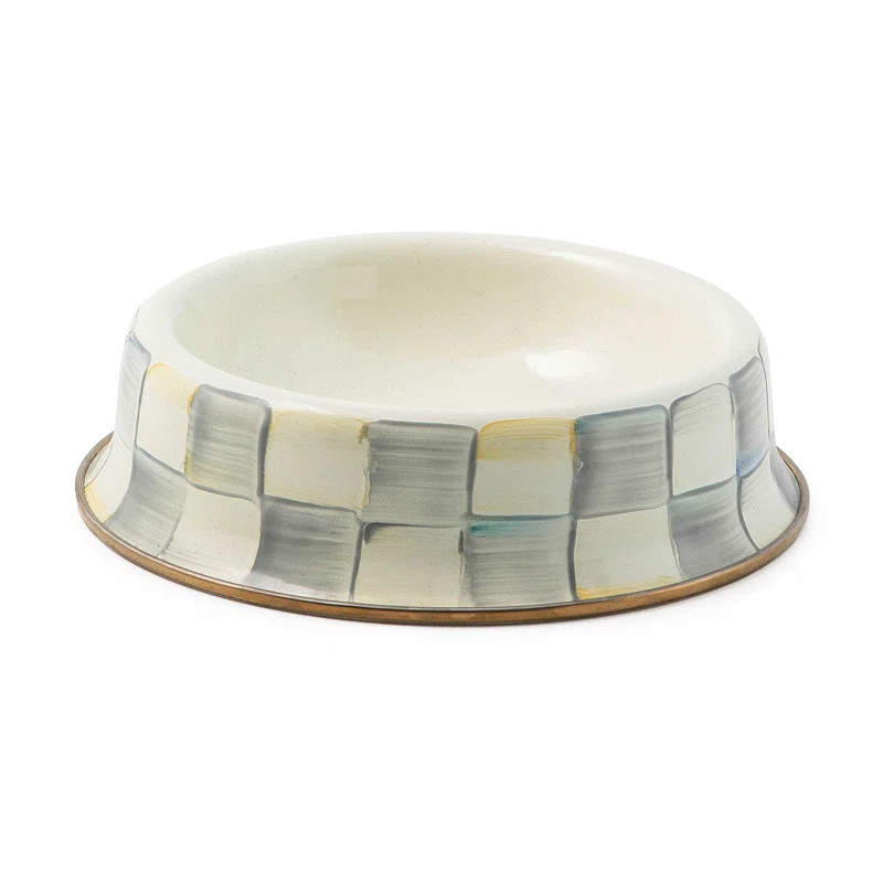 Sterling Check Cat Dish | Wayfair North America