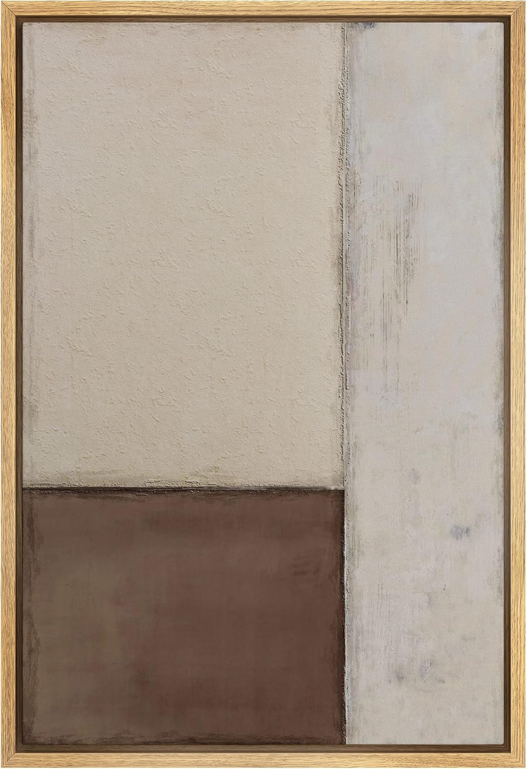 SIGNWIN Framed Canvas Print Wall Art Geometric Retro Grunge Color Blocks Abstract Shapes Illustra... | Amazon (US)