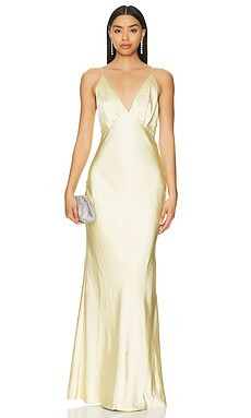 Lovers and Friends Alani Gown in Baby Yellow from Revolve.com | Revolve Clothing (Global)