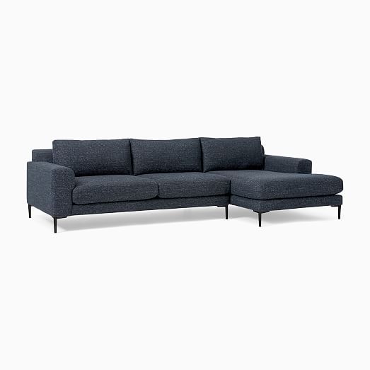 Harper 2-Piece Chaise Sectional (107"–118") | West Elm (US)
