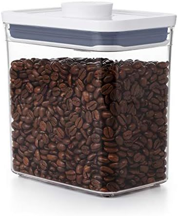 OXO Good Grips POP Container – Airtight 1.7 Qt for Coffee and More Food Storage, Rectangle, Cle... | Amazon (US)
