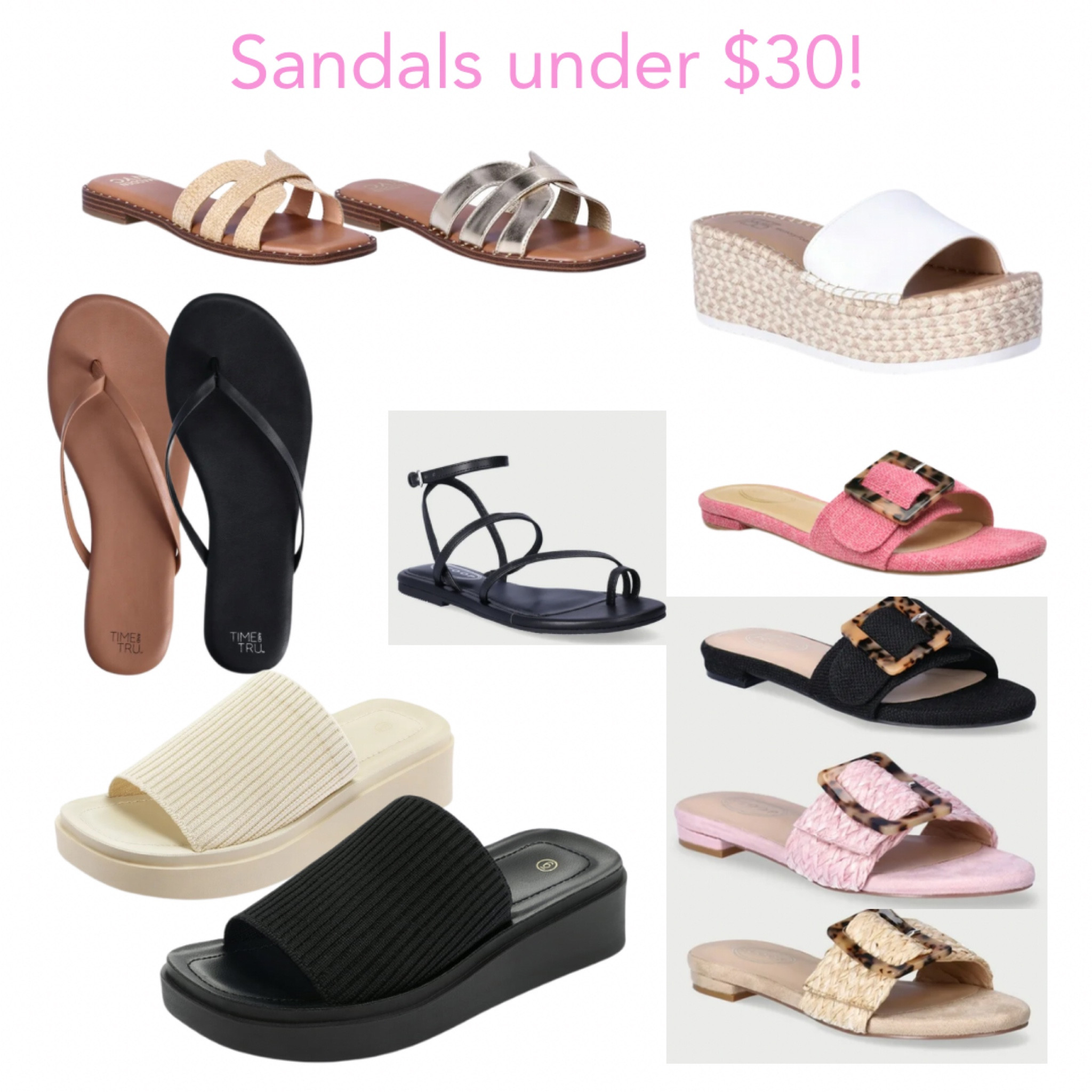 Lots of cute spring sandals at @walmart right now for under $30! #walmartpartner #wtyw #walmartfashion

#LTKsalealert #LTKSeasonal