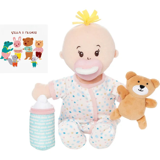 Baby Toys | Kids Toys | Love, Stella Sleepy Time Set Peach Doll | Manhattan Toy from Maisonette | Maisonette