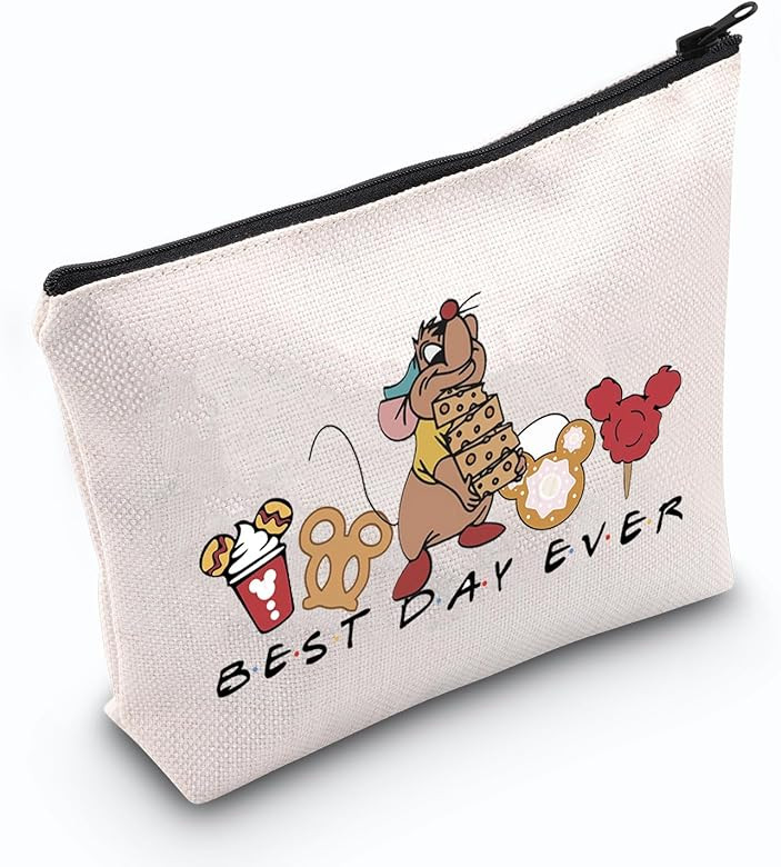 TSOTMO Mouse Gift Fairy Tale Merchandise Makeup Bag Fairy Princess Gift For Fans Cartoon Gift Jaq... | Amazon (US)