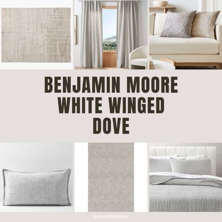 Benjamin Moore White Winged Dove is the perfect neutral paint color with cool undertones. Here is our collection of soft gray home decor accessories that work beautifully with a variety of other colors!

#LTKfindsunder100 #LTKhome #LTKfamily