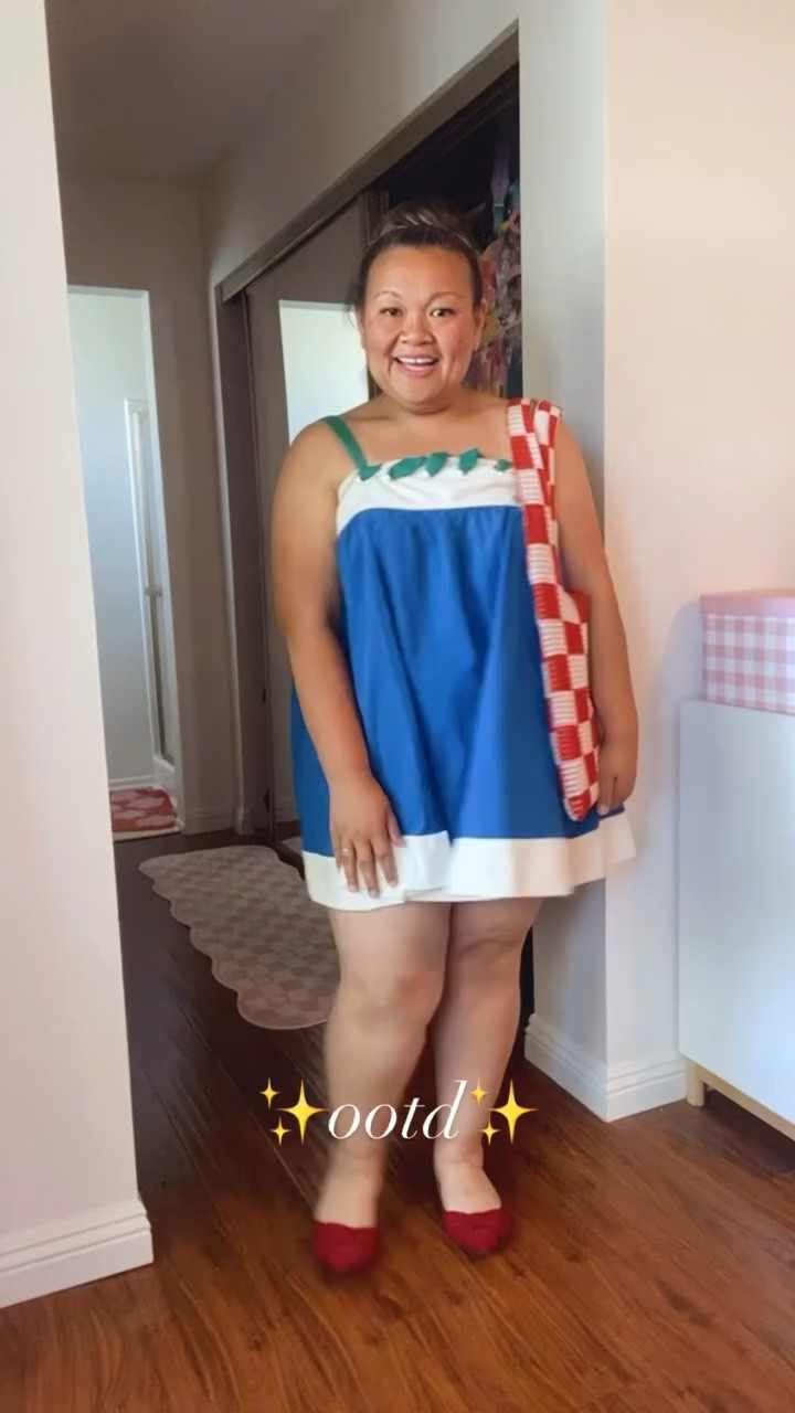 Ok this blue mini dress from @anthropologie is the absolute cutest! Should I just buy it from my Nuuly? I don’t want to give it back haha! 💙❤️💙❤️

Dress @anthropologie 
Bag @fivebelow 
Shoes @csiriano via @payless 

#ootd #midsizefashion #size14to16
#wearwhatyouwant #styleinspo #midsizeoutfits #outfitideas #styletips #springfashion #dopaminedressing #fashionblogger #fashioninspo #outfit #outfitinspiration #fivebelowfinds