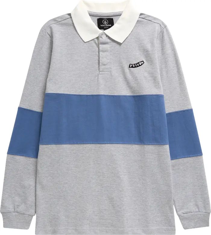 Volcom Kids' Vando Long Sleeve Rugby Shirt | Nordstrom | Nordstrom