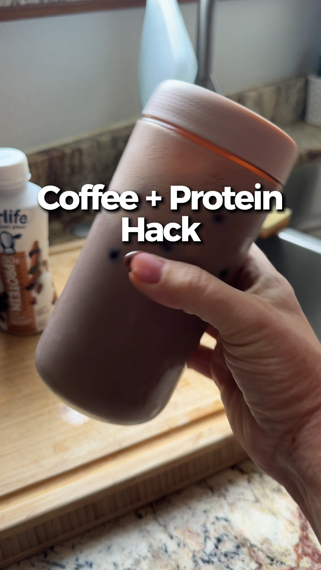 Obsessed with my coffee + protein pick me up! This keeps me fueled through the day. #protein #coffee #ltkhealth 

#LTKHome #LTKActive #LTKOver40