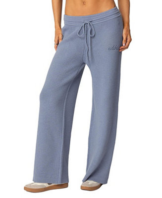 Women's Kris Ribbed Knit Sweatpants | Macy's