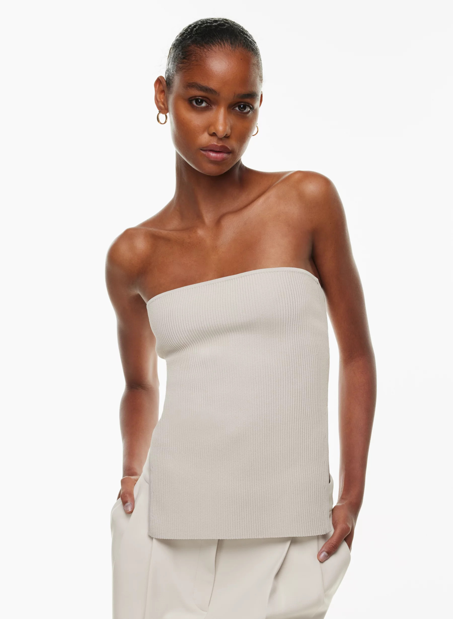 SCULPT KNIT SAVVY TUBE TOP | Aritzia