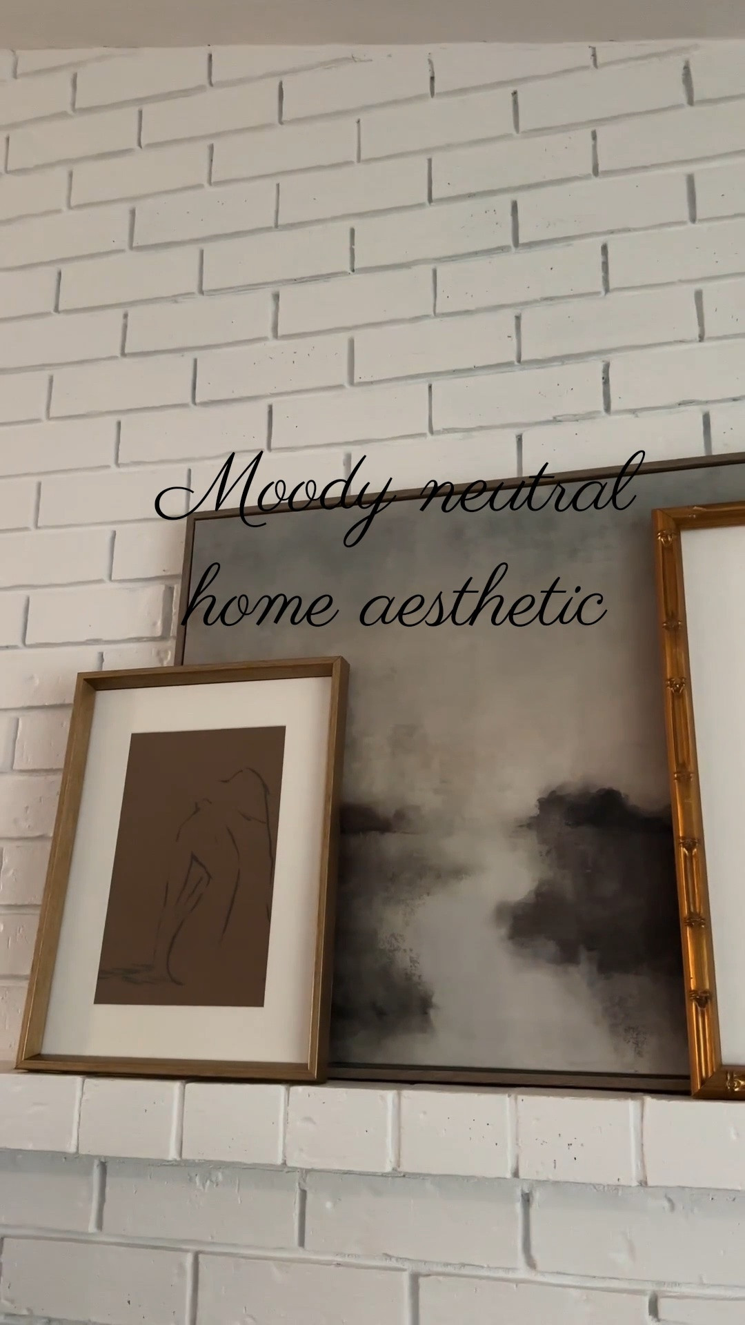 Moody neutral home aesthetic:New addition to the mantel @Target  Studio Mcgee sketch, drawing artwork framed for a curated and elevated home style decor

#LTKHome #LTKSaleAlert #LTKstorytime