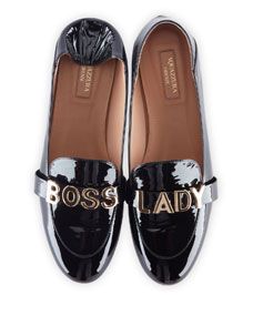 Boss Lady Fold-Down Moccasin Loafers | Bergdorf Goodman