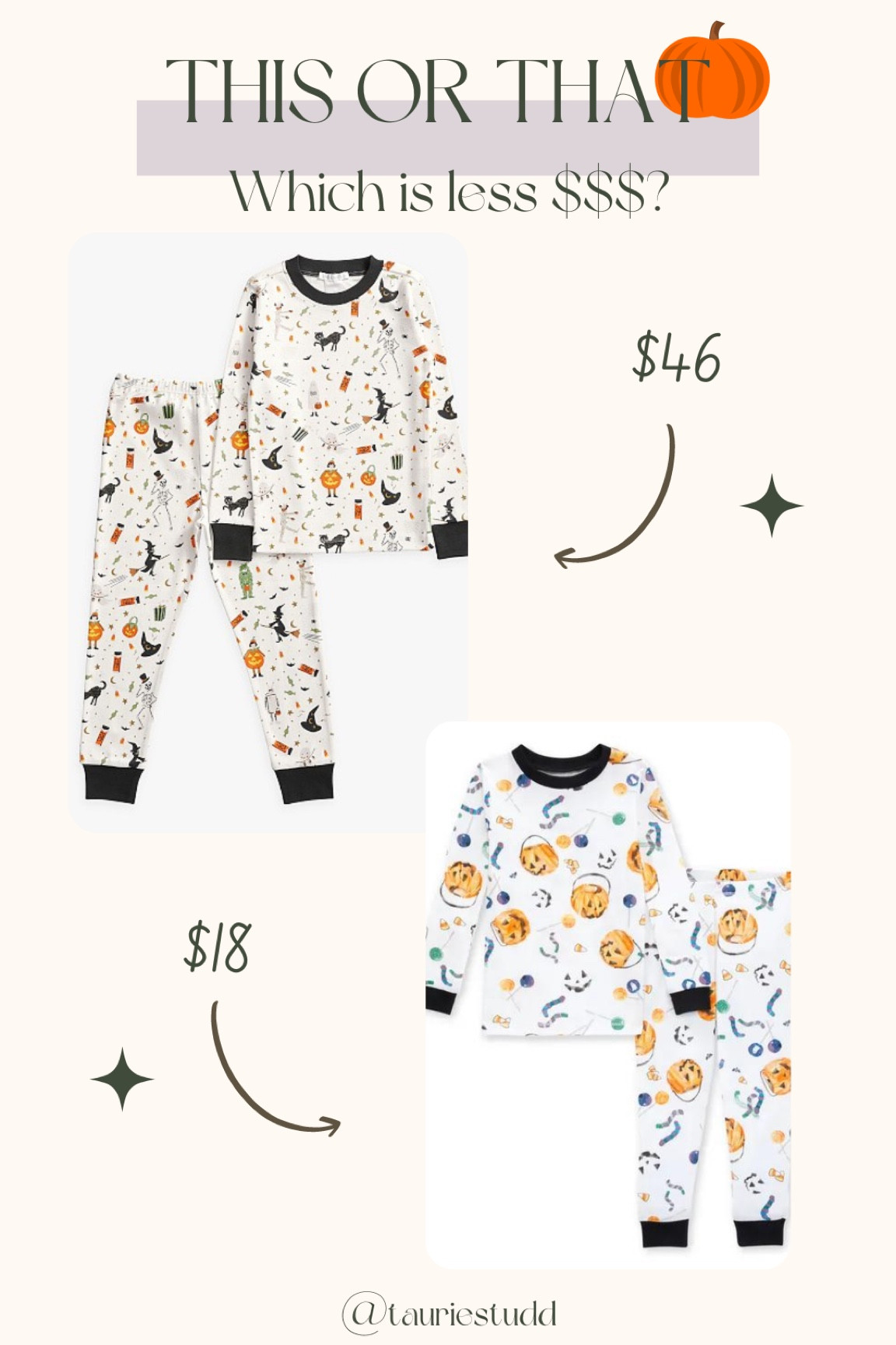 This or that // splurge or save// dupe // kids Halloween pajamas

#LTKSeasonal #LTKkids #LTKbaby