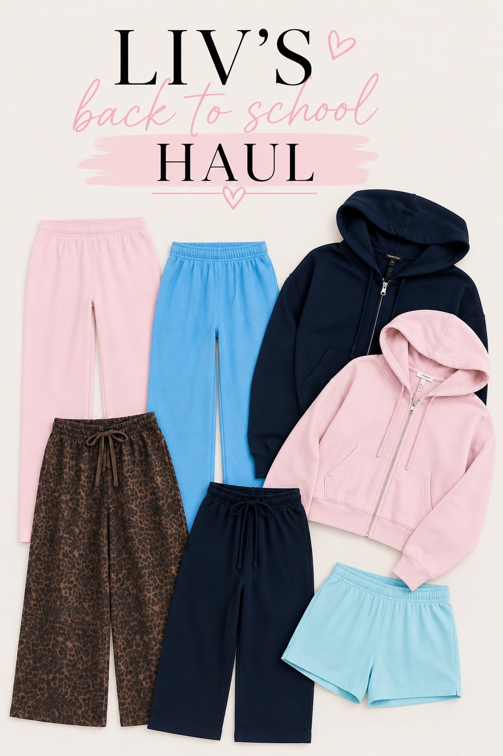back to school sweat sets