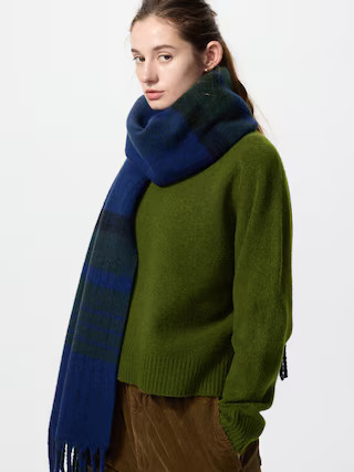 Women's Souffle Yarn Sweater Olive XL UNIQLO US | UNIQLO (US)