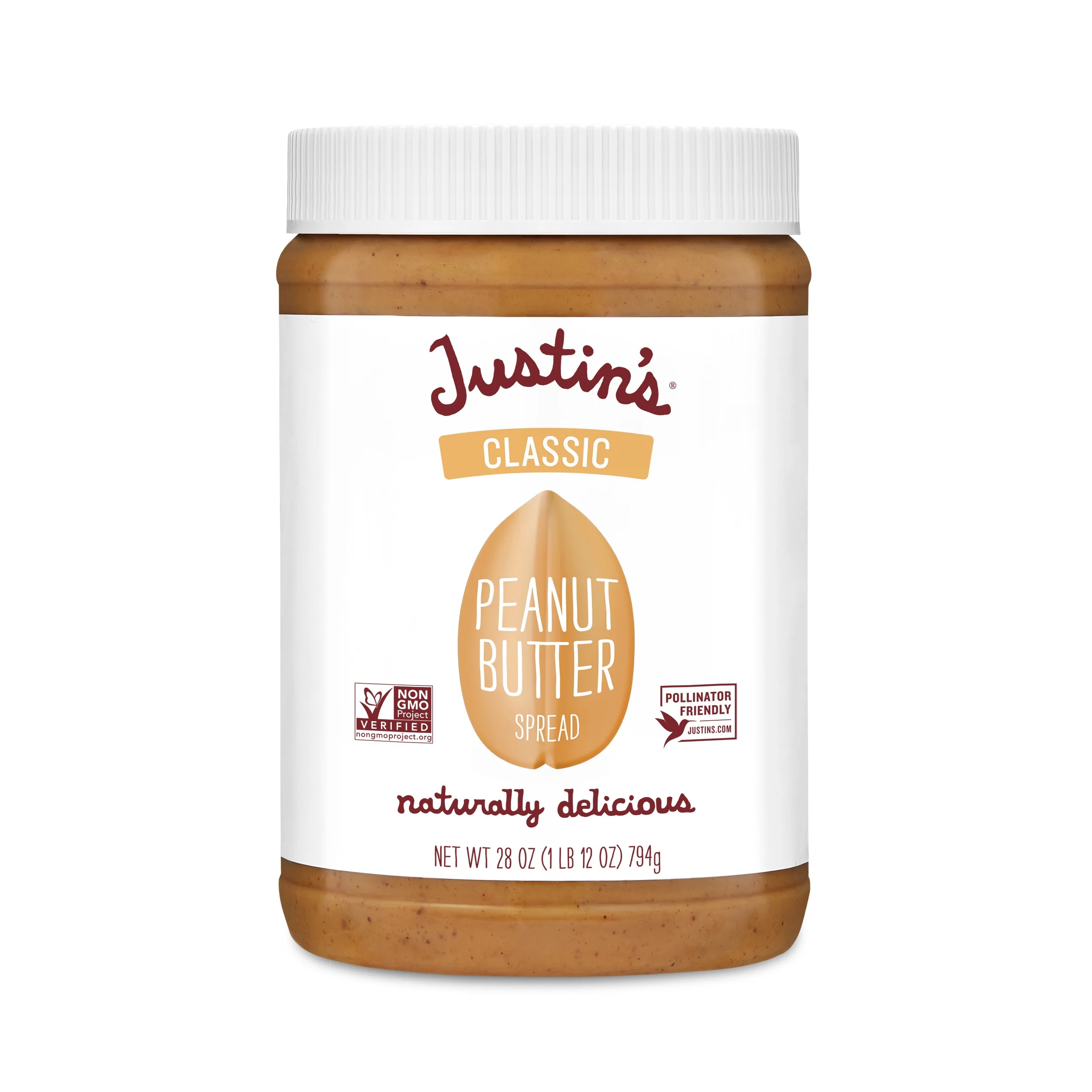 Justin's Classic Peanut Butter Spread, 28 oz Jar | Walmart (US)