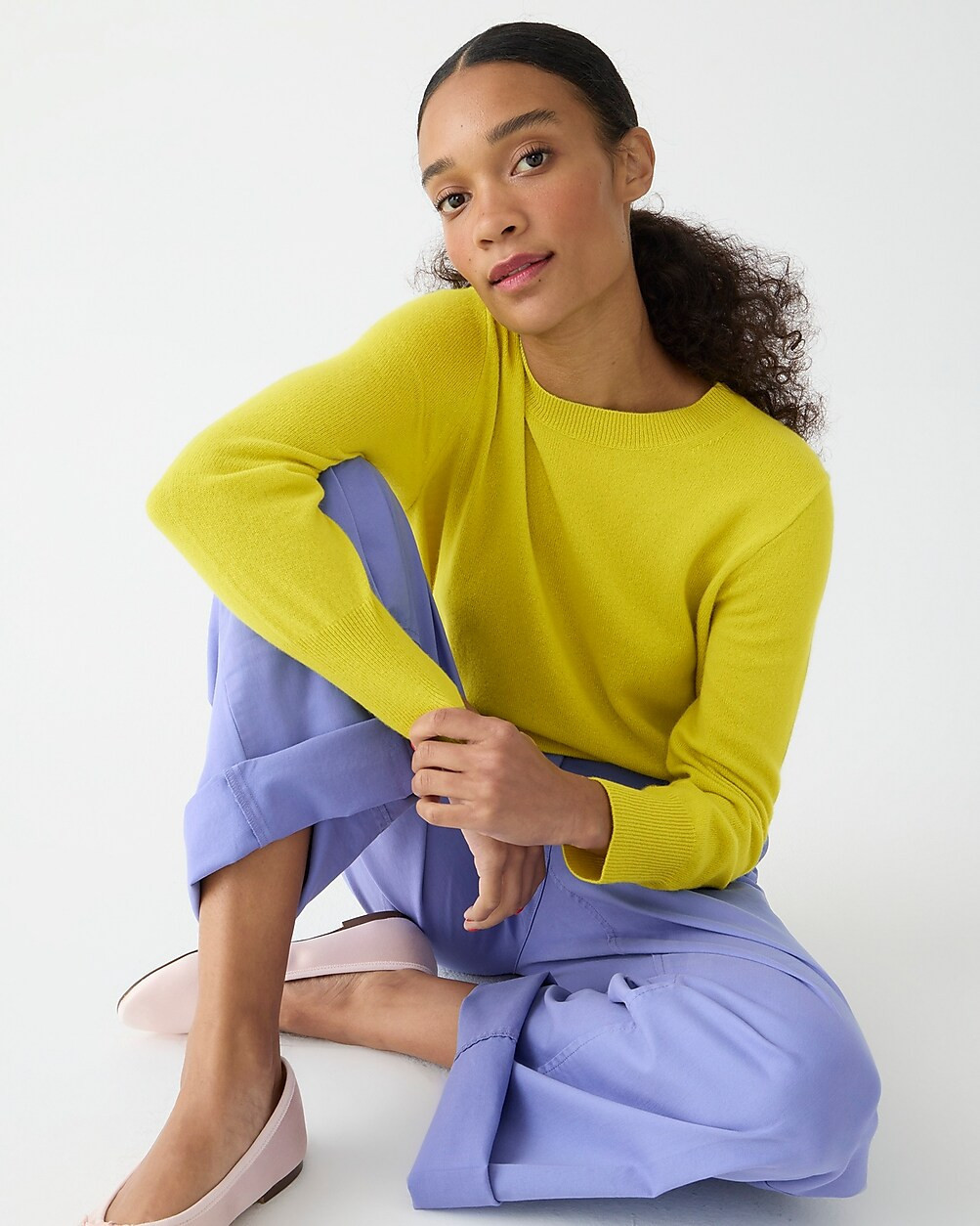 Cashmere classic-fit crewneck sweater | J. Crew US