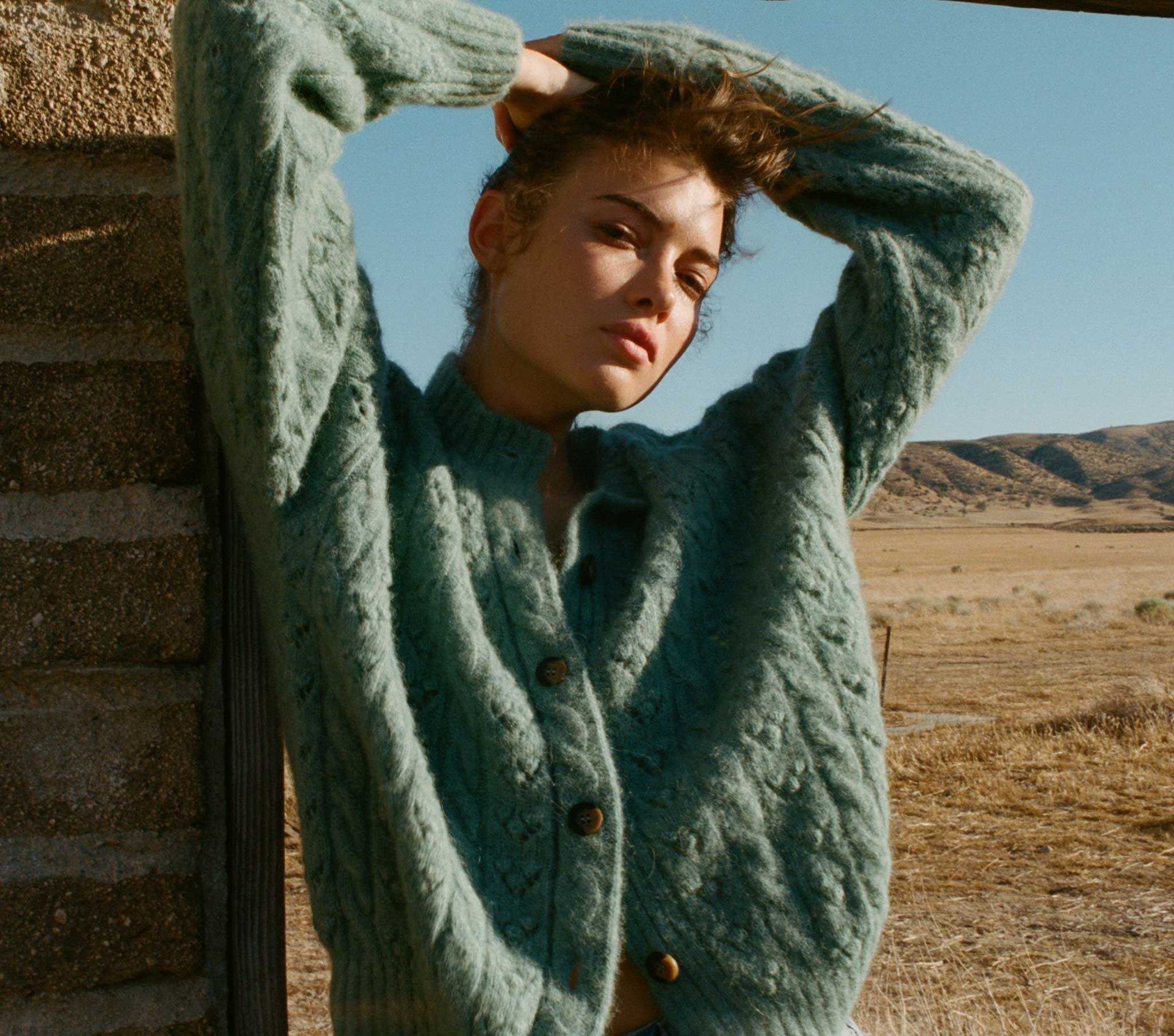 Adler Cardigan - Agave | Hand Me Dôen | DOEN