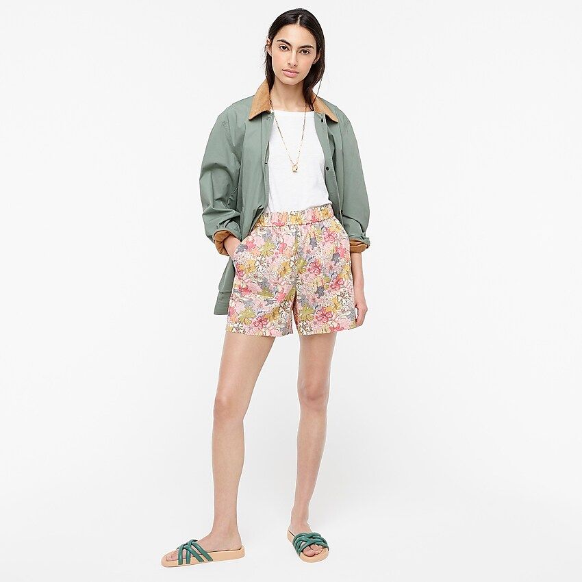 Pull-on camp short in Liberty® florals | J.Crew US