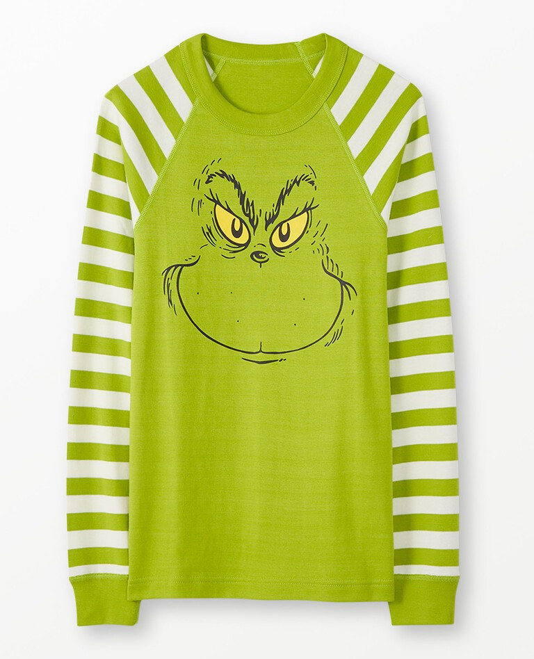 Adult Dr. Seuss Grinch Long John Pajama Top | Hanna Andersson