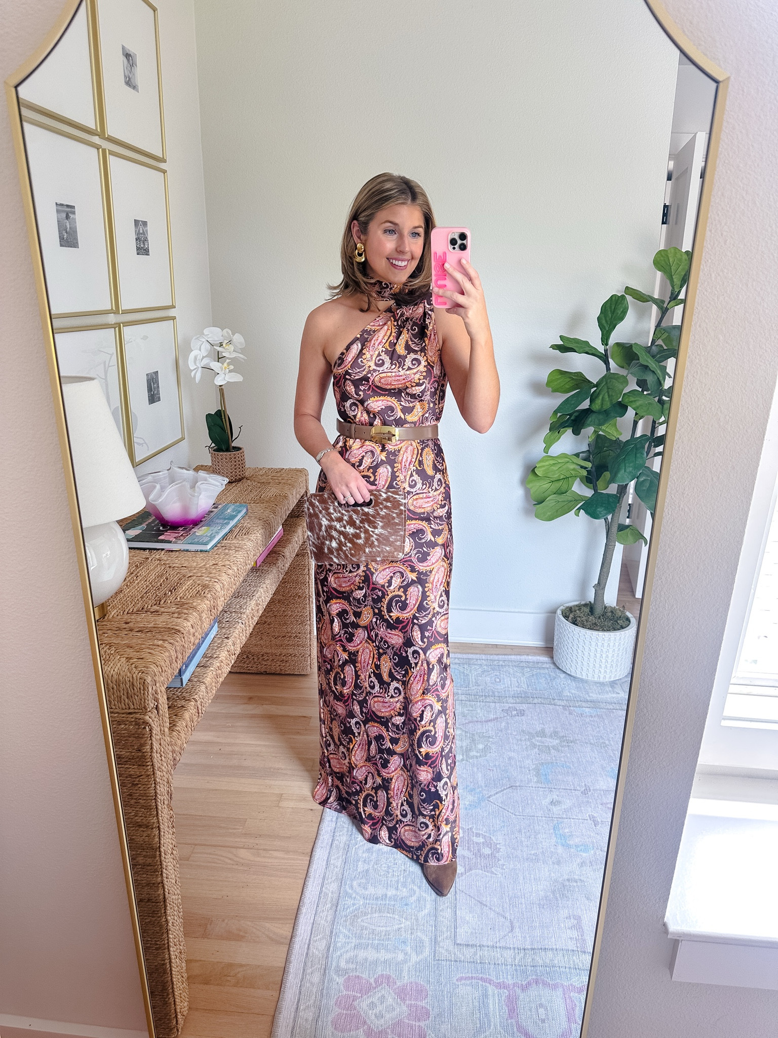 Western chic wedding guest look! Wearing a S in dress - runs roomy!