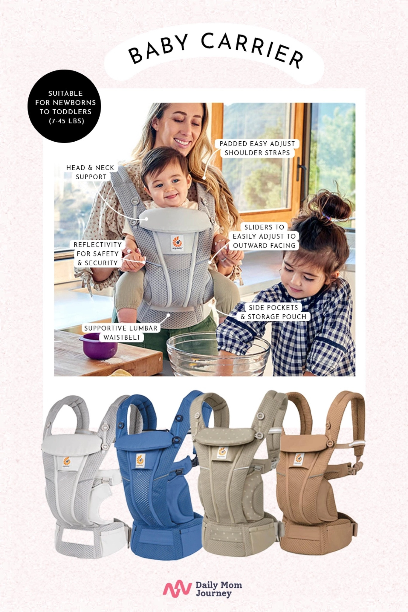 Everyday Mom Essential: The ErgoBaby Omni Breeze Baby Carrier supports your baby from newborn to toddler while keeping you stylish.

#LTKBaby #LTKKids #LTKFamily
