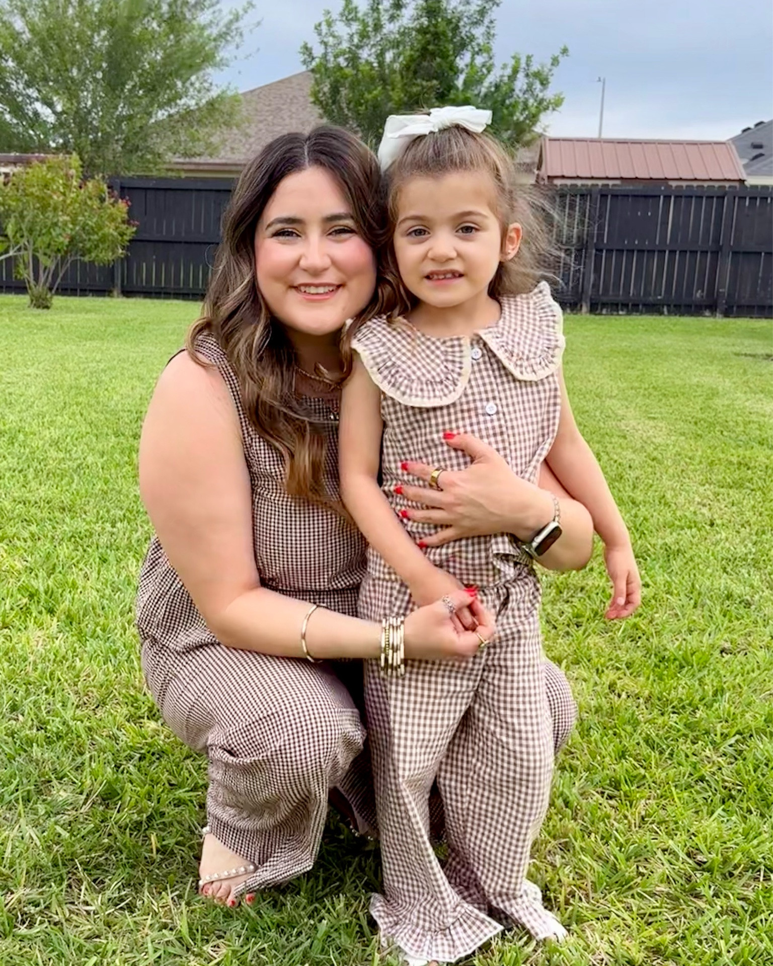 We have no summer plans yet, but I know these will be easy pieces to pack for any vacation we have. Both sets are lightweight and I always love matching with the fam in case of impromptu family pics! These will also work very well into RGV fall 😅🤎 #matchingoutfits #mommyandme #gingham #matchingsets gingham sets, target find, amazon find

#LTKgrwm #LTKmomlife #LTKSeasonal