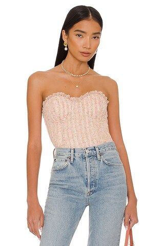 MAJORELLE Ilaria Bustier Top in Multicolor Fairy from Revolve.com | Revolve Clothing (Global)