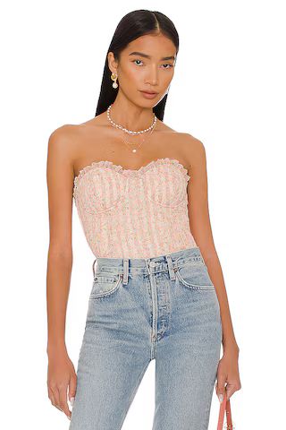 MAJORELLE Ilaria Bustier Top in Multicolor Fairy from Revolve.com | Revolve Clothing (Global)