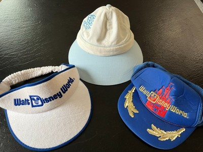 Vintage Walt Disney World Hats Snapback, EPCOT Oversize Brim, Visor - USED AS IS | eBay US