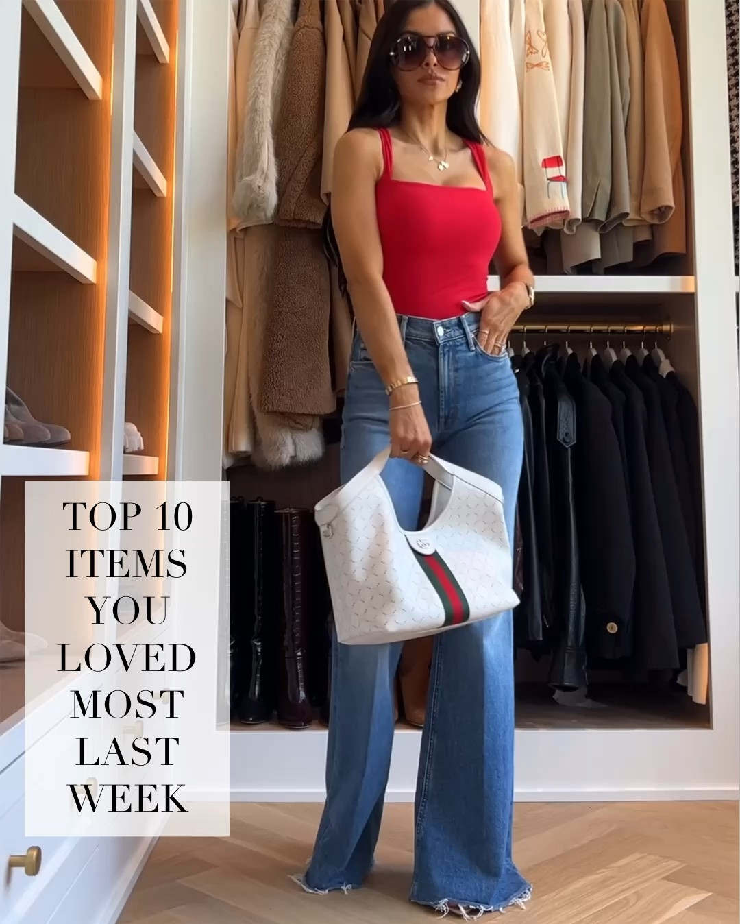 Last week’s best sellers 
Mother denim wearing a 23
Amazon version of Aritzia lodge pants 
Amazon tank
Hermes inspired bags
Amazon sunglasses 
Nsale picks still in stock!
Nordstrom anniversary sale picks

#LTKSaleAlert #LTKOver40 #LTKootd