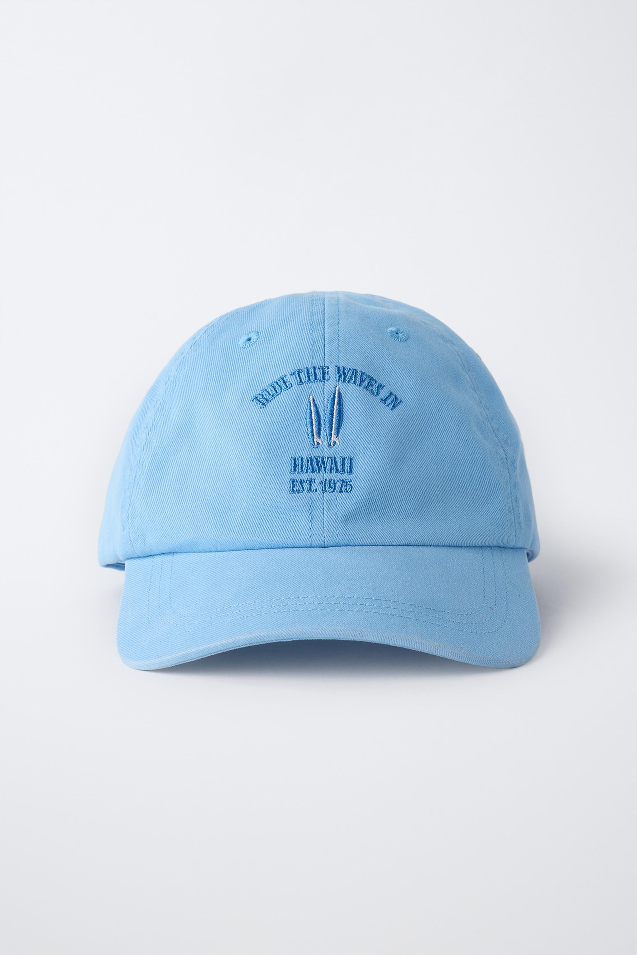 EMBROIDERED WASHED EFFECT CAP | Zara US