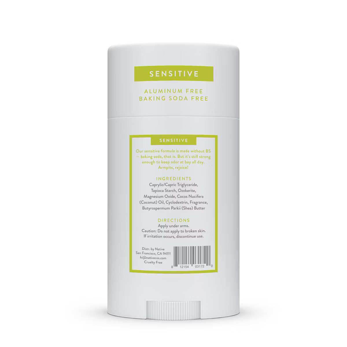 Native Sensitive Deodorant - Aloe & Green Tea - No Baking Soda - 2.65 oz | Target