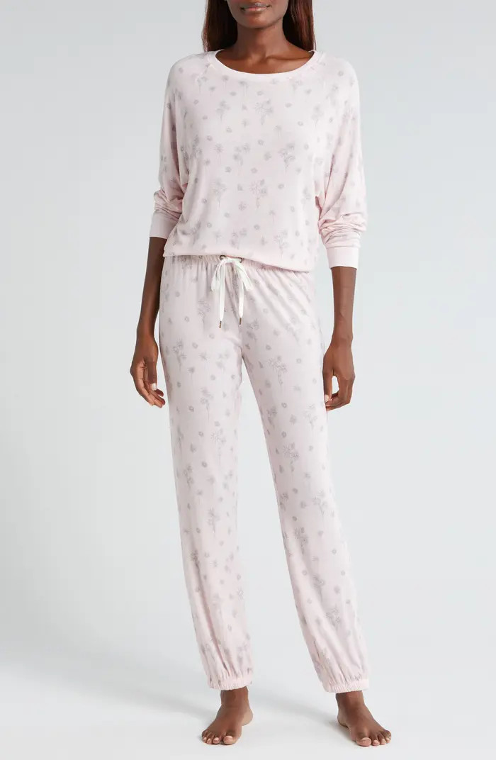 Star Seeker Brushed Jersey Pajamas | Nordstrom