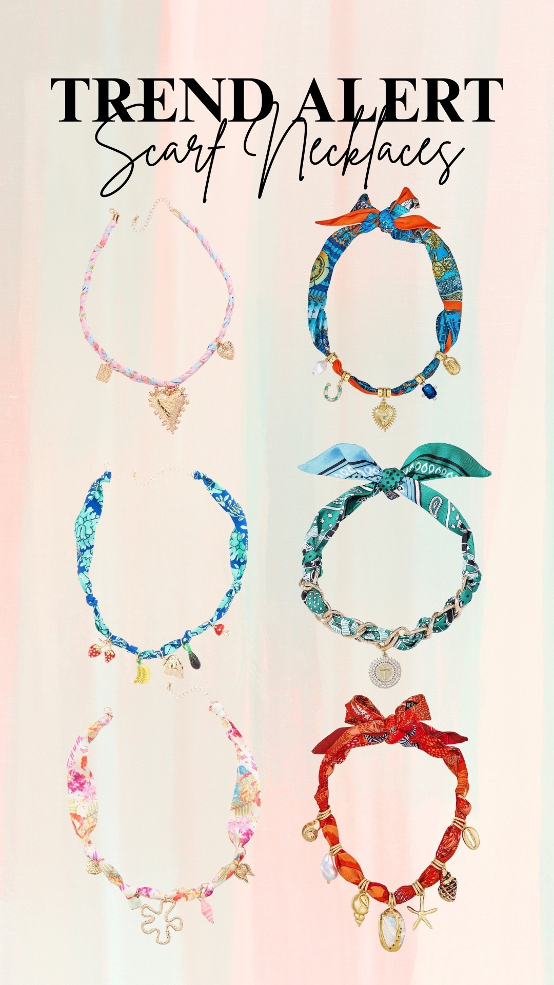 Hot new trend alert for summer accessories! Jazz up your outfit with a fun and colorful scarf necklace ❤️ I’ve rounded up a few of my favorites I’ve found while browsing!

#LTKSeasonal #LTKBeauty #LTKSaleAlert
