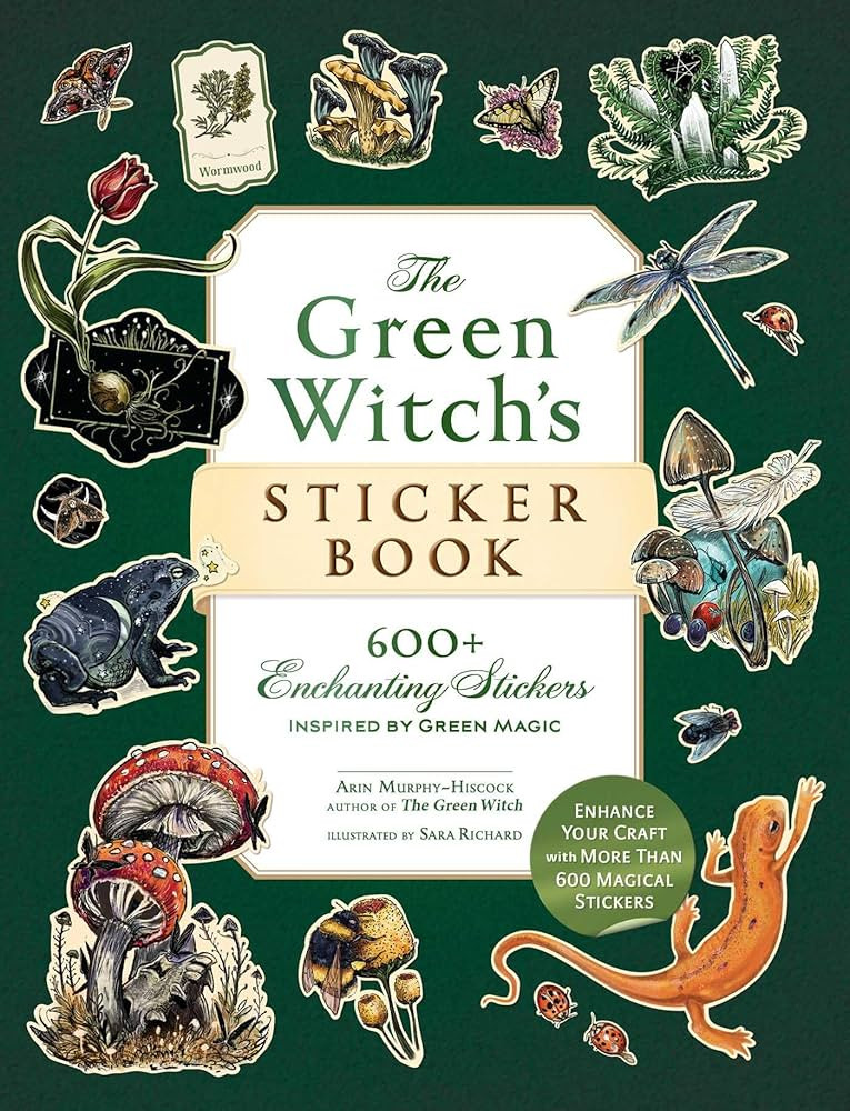 The Green Witch's Sticker Book: 600+ Enchanting Stickers Inspired by Green Magic (Green Witch Wit... | Amazon (US)